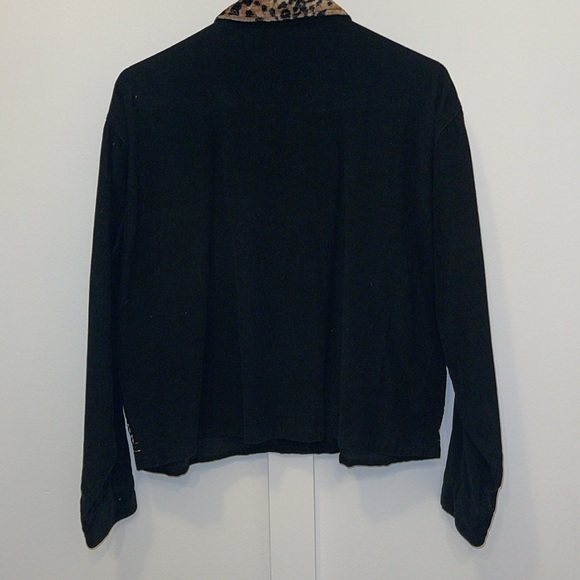 Tantrums VTG Tapestry Art-to-Wear Funky Jacket, Size medium Animal Print Floral - Picture 4 of 5